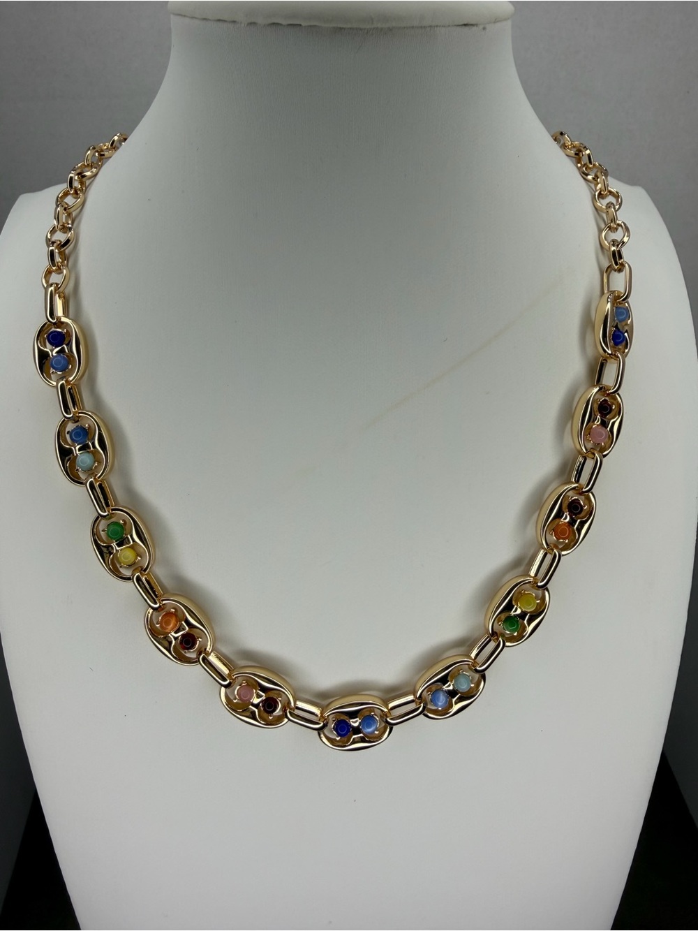 Park Lane Women’s Delight Necklace Gold Tone Multicolor Casual Statement Jewelry - Picture 2 of 5